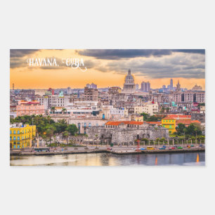 Havana CUBA Rectangular Sticker