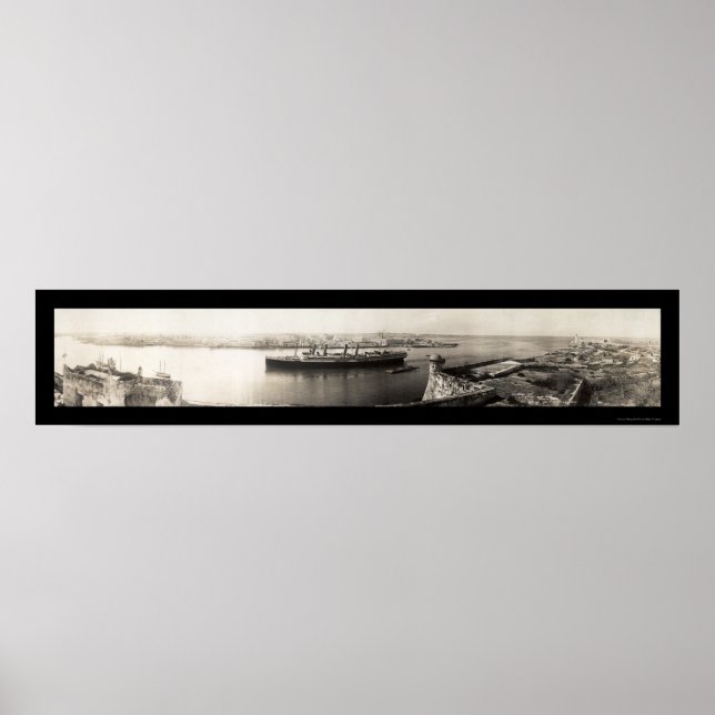 Havana, Cuba Ship Photo 1913 Poster (Front)