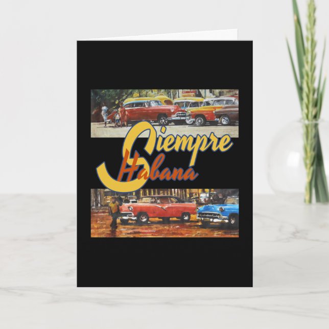 Havana Cuba - Siempre Habana Card (Front)