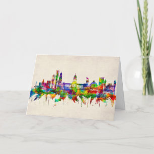 Havana Cuba Skyline Holiday Card