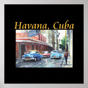 Havana Cuba Street Art Poster