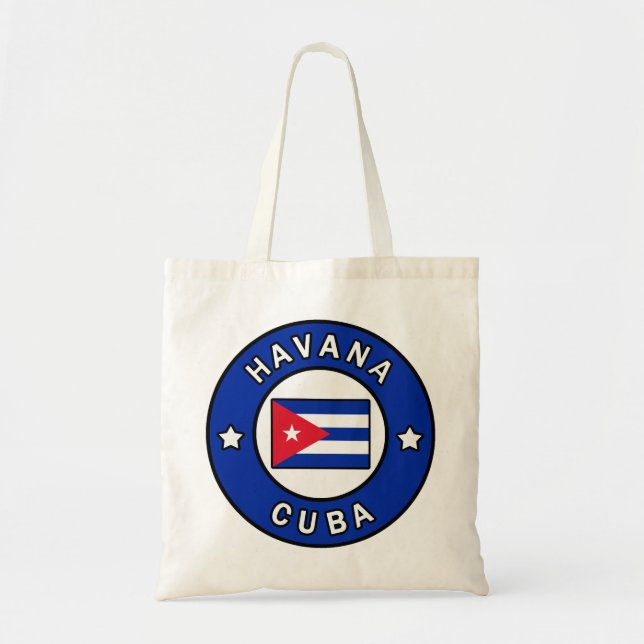 Havana Cuba Tote Bag (Front)