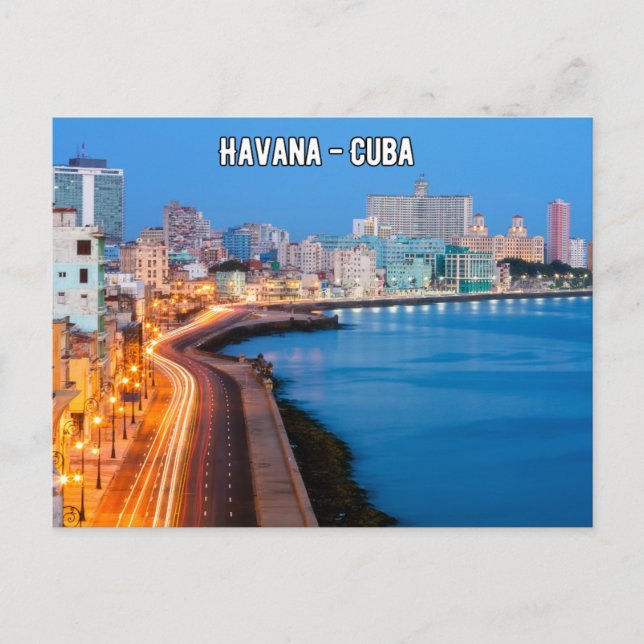 Havana Cuba Travel Postcard (Front)