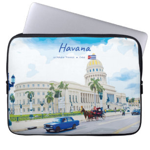 Havana, Cuba - Vintage Classic Soul Laptop Sleeve