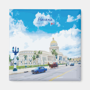 Havana, Cuba - Vintage Classic Soul Magnet