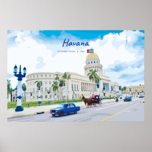 Havana, Cuba - Vintage Classic Soul Poster