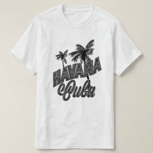 Havana Cuba vintage typeface art. T-Shirt
