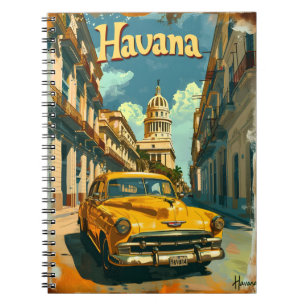 Havana Dreams: Cruise in a Vintage Car Notebook