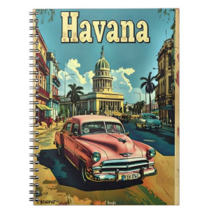 Havana Dreams: Vintage Car Notebook