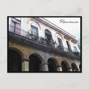 havana home facade postcard
