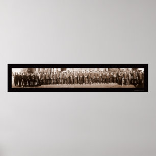 Havana Marching Band Photo 1914 Poster