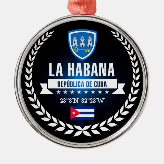 Havana Metal Tree Decoration (Front)