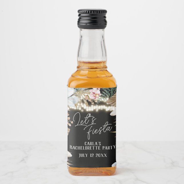 Havana Nights Tropical Cuban Fiesta Liquor Bottle Label (Front)