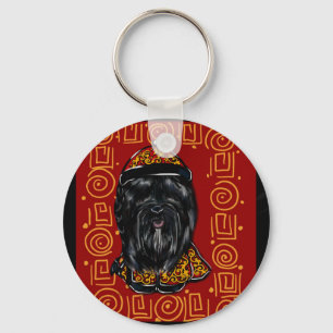 Havana Silk Dog Year of the Dog Key Ring