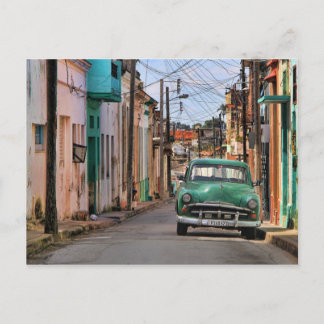 Havana Street Oldtimer Car Cuba Travel Photography Postcard