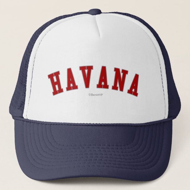 Havana Trucker Hat (Front)