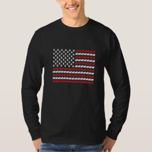 Havanese 4th Of July Dog Paw Print T-Shirt