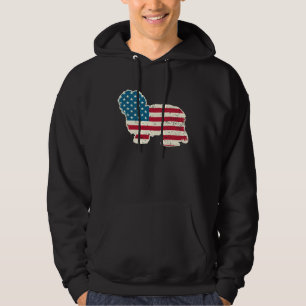 Havanese 4th of July Men Women USA American Flag D Hoodie