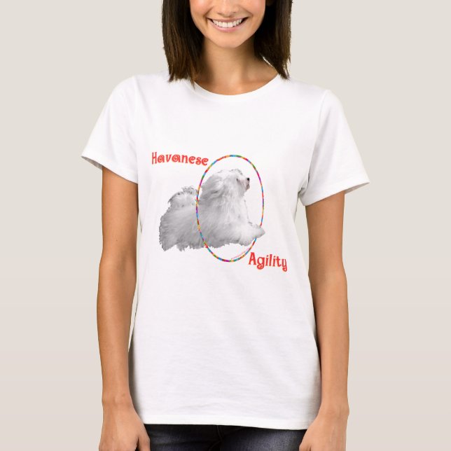 Havanese Agility T-Shirt (Front)