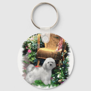 Havanese Art Gifts Key Ring