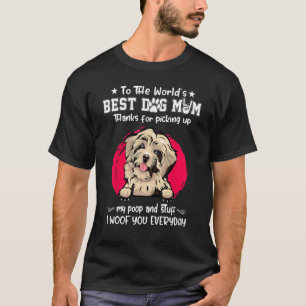 Havanese Best Dog Mom Dogs Mothers Day T-Shirt