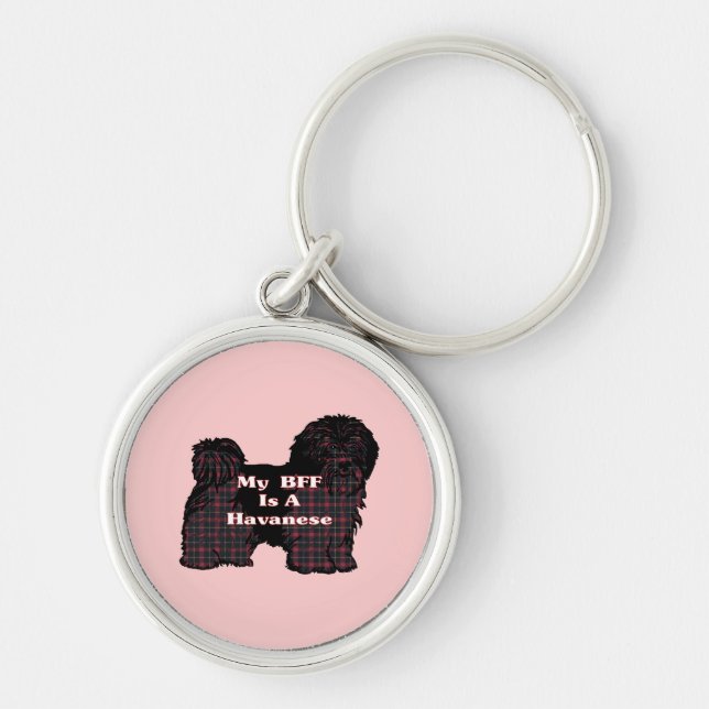 HAVANESE BFF KEY RING (Front)