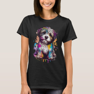 Havanese Bolonka Zwetna Shih Tzu Lhasa Apso Splash T-Shirt