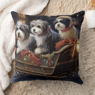 Havanese Christmas Festive Season  Cushion