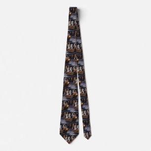 Havanese Christmas Festive Season Tie