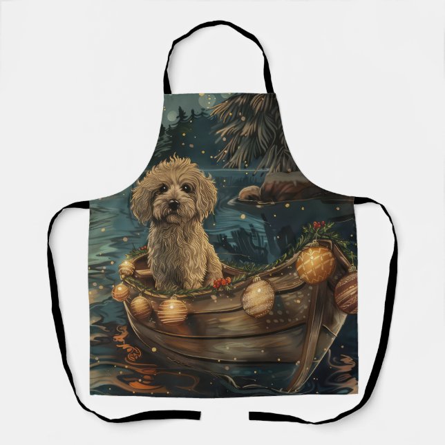 Havanese Christmas Festive Voyage Apron (Front)