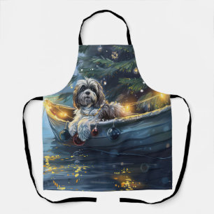 Havanese Christmas Festive Voyage Apron
