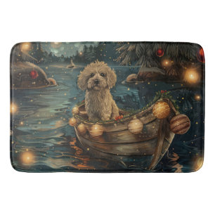 Havanese Christmas Festive Voyage Bath Mat