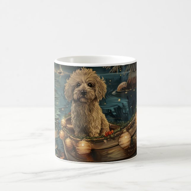 Havanese Christmas Festive Voyage Coffee Mug (Center)
