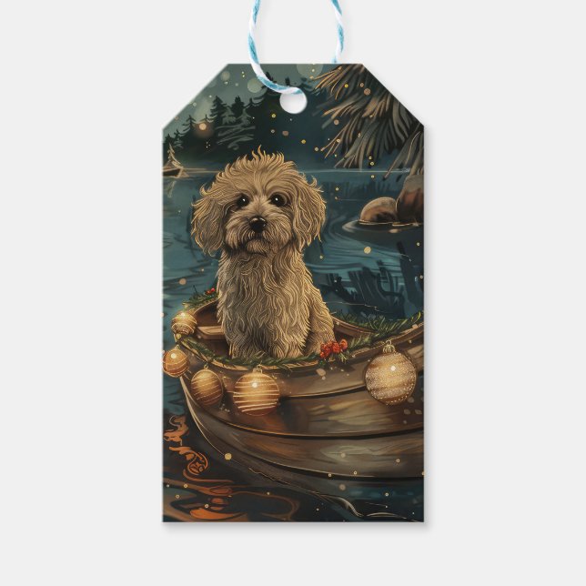 Havanese Christmas Festive Voyage Gift Tags (Front)