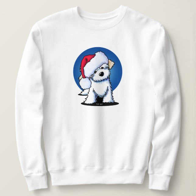 Havanese Christmas Sweatshirt (Design Front)