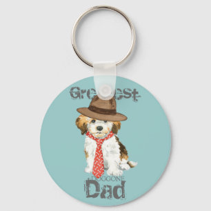 Havanese Dad Key Ring