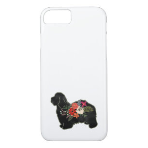 Havanese Dog Breed Boho Floral Sihouette Case-Mate iPhone 8/7 Case