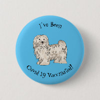 Havanese dog cartoon illustration