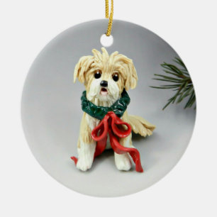 Havanese Dog Christmas Ornament