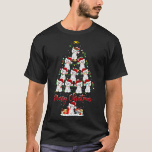Havanese Dog Christmas Tree Lights Havanese Xmas T-Shirt