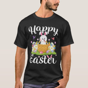 Havanese Dog Easter Egg Hunt Floral Havanese Easte T-Shirt