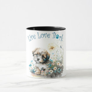 Havanese Dog Mum Floral Mug