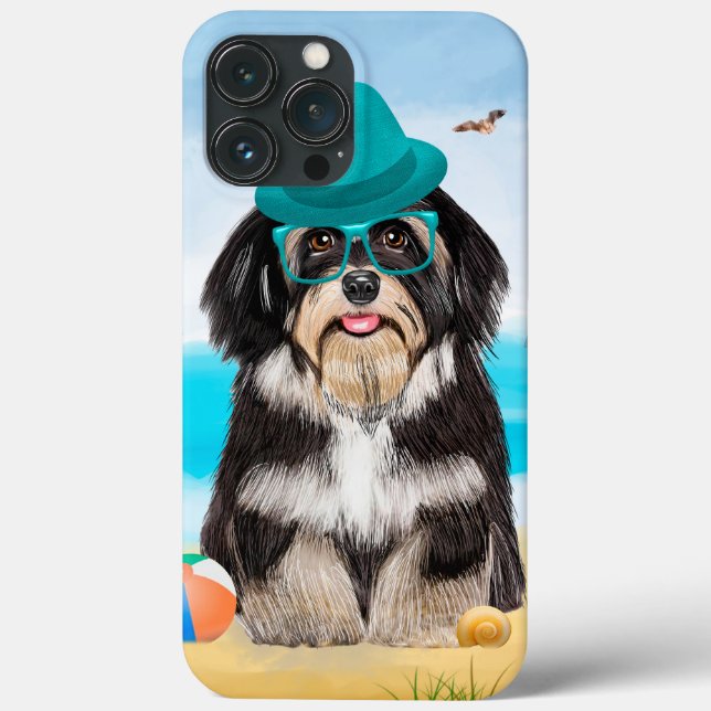 Havanese Dog on Beach Case-Mate iPhone Case (Back)