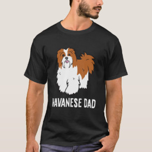 Havanese Dog Owner Papa Havanese Dad T-Shirt