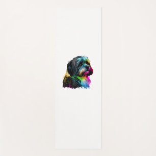 Havanese Dog Pop Art Design Havanese Lovers Yoga Mat
