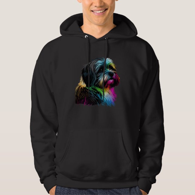 Havanese Dog Pop Havanese Hoodie (Front)