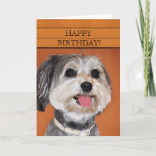 Havanese Dog Portrait Card