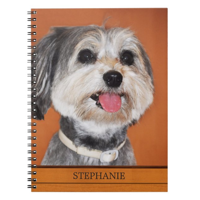 Havanese Dog Portrait Notebook (Front)