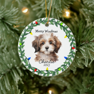 Havanese Dog/Puppy Adorable Christmas Ornament