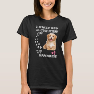 Havanese Dog Quote Mum Dad Print, Cute Bichon Hab T-Shirt